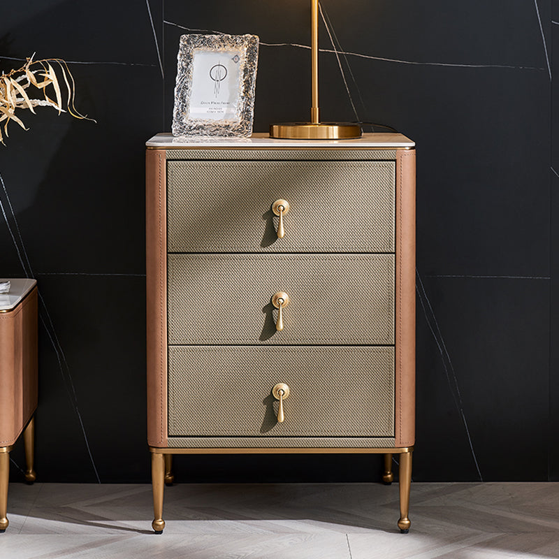 Glam Vertical Dresser 3/4/5 Drawers Storage Dresser for Bedroom