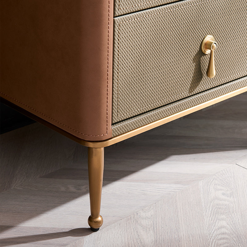 Glam Vertical Dresser 3/4/5 Drawers Storage Dresser for Bedroom