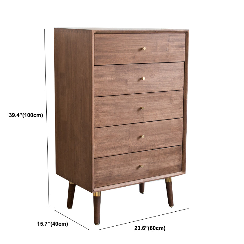 Traditional Horizontal Double Dresser Wood Storage Bachelor Chest for Bedroom