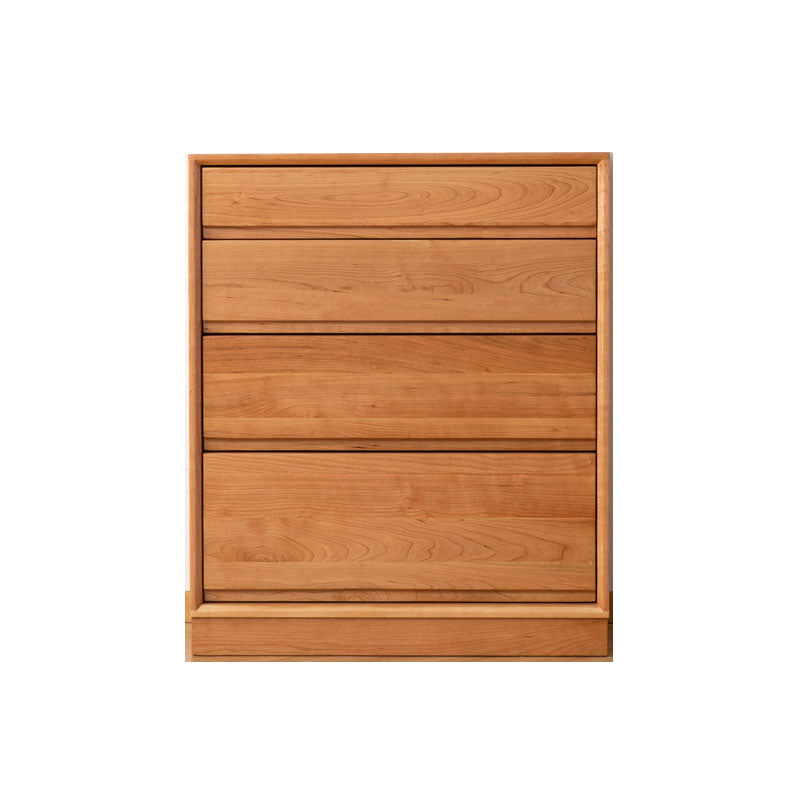 Modern Sideboard Cherry Glass Doors Sideboard Buffet with Doors for Dining Room