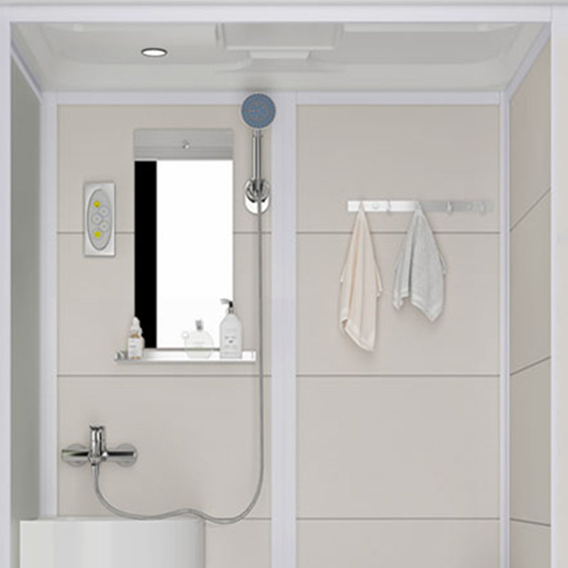 Rectangle Shower Stall Tempered Glass Shower Stall with Shower Base