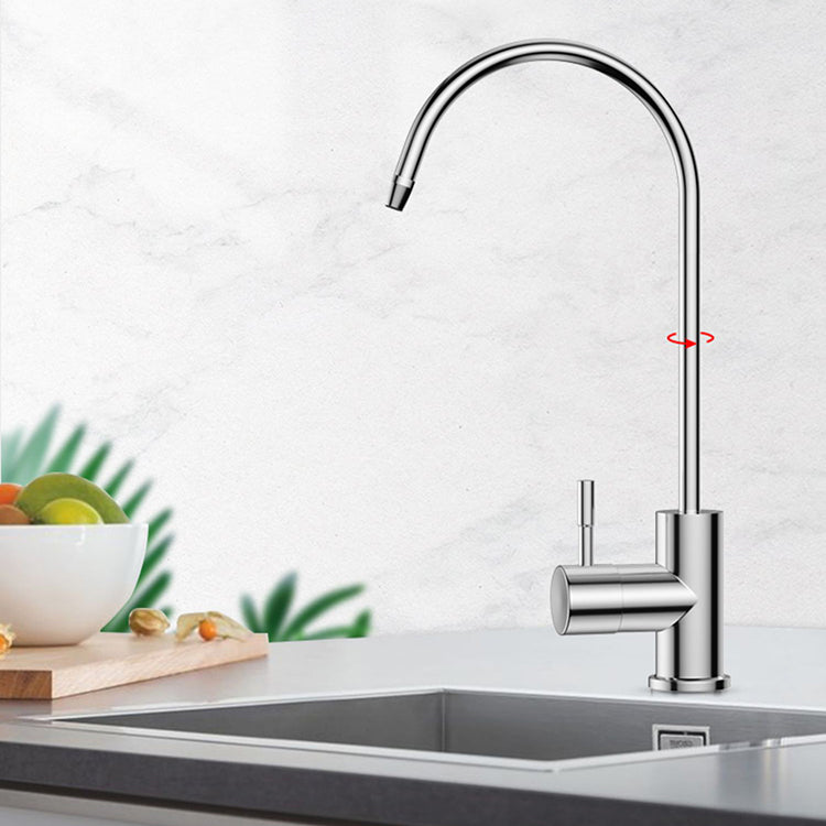 Modern Style Kitchen Filtered Faucet Gooseneck Kitchen Filtered Faucet