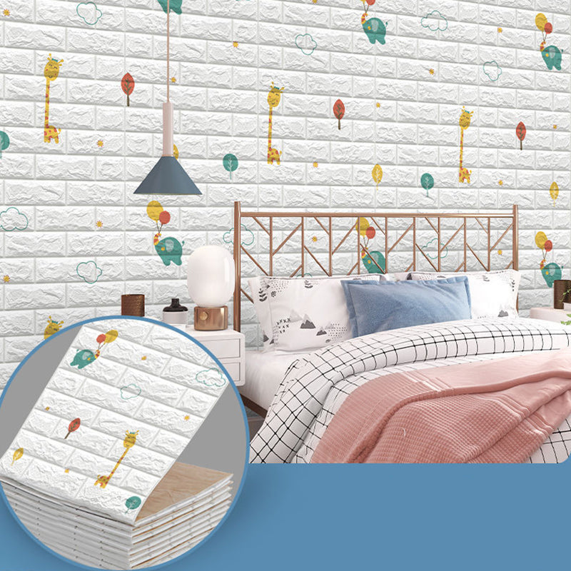 Modern Peel & Stick Subway Tile Water Resistant Wall Tile for Bedroom Living Room