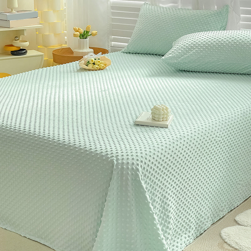 Flannel Sheet Set Whole Colored Soft Breathable Fade Resistant Bed Sheets