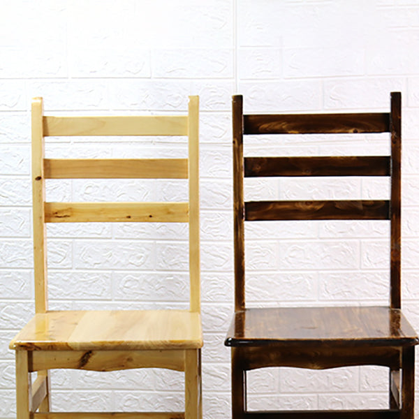 Ladder Back Side Chair Solid Wood Dining Chair for Dining Room