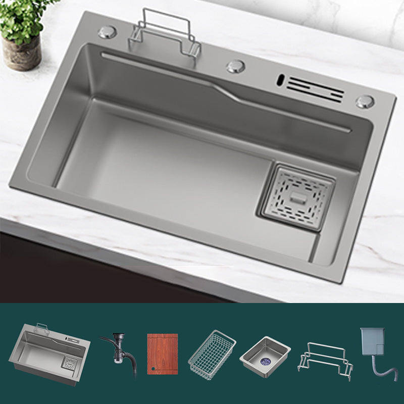 Contemporary Style Kitchen Sink Kitchen Sink with Soap Dispenser