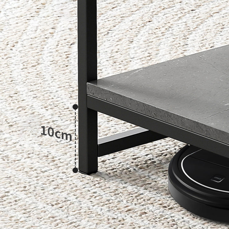 Rectangle Cocktail Table Frame Single Coffee Table with Shelf