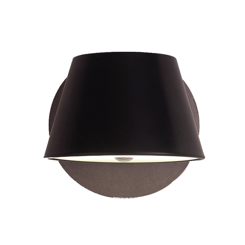 1 Light Geometric Wall Mounted Lamp Contemporary Metal Wall Lighting Idea