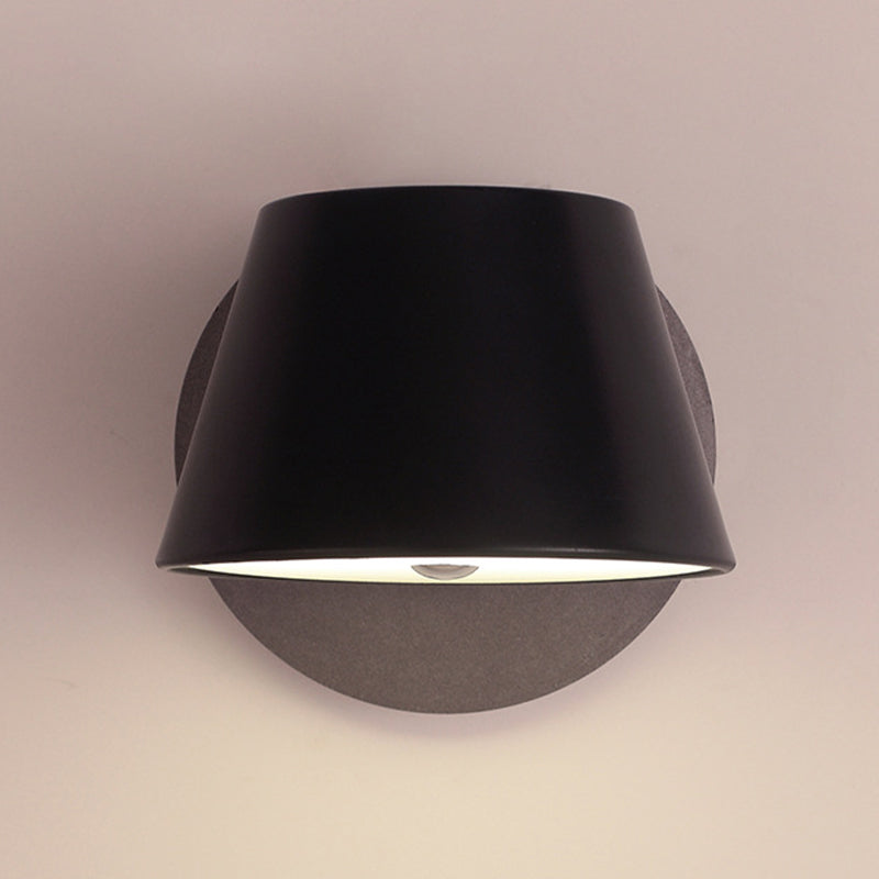 1 Light Geometric Wall Mounted Lamp Contemporary Metal Wall Lighting Idea