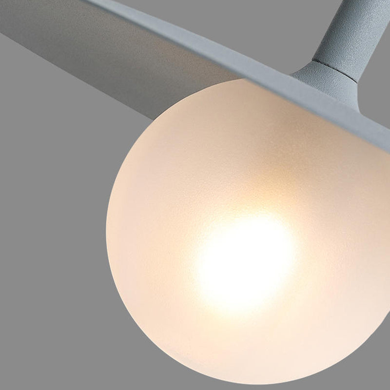 Modern Single Wall Mounted Sconce Metal Wall Light in White/Black/Grey