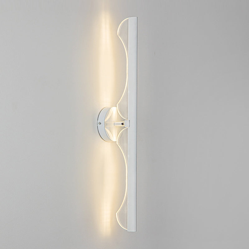 1 Light Linear Wall Mounted Lamp Contemporary Metal Wall Lighting Ideas