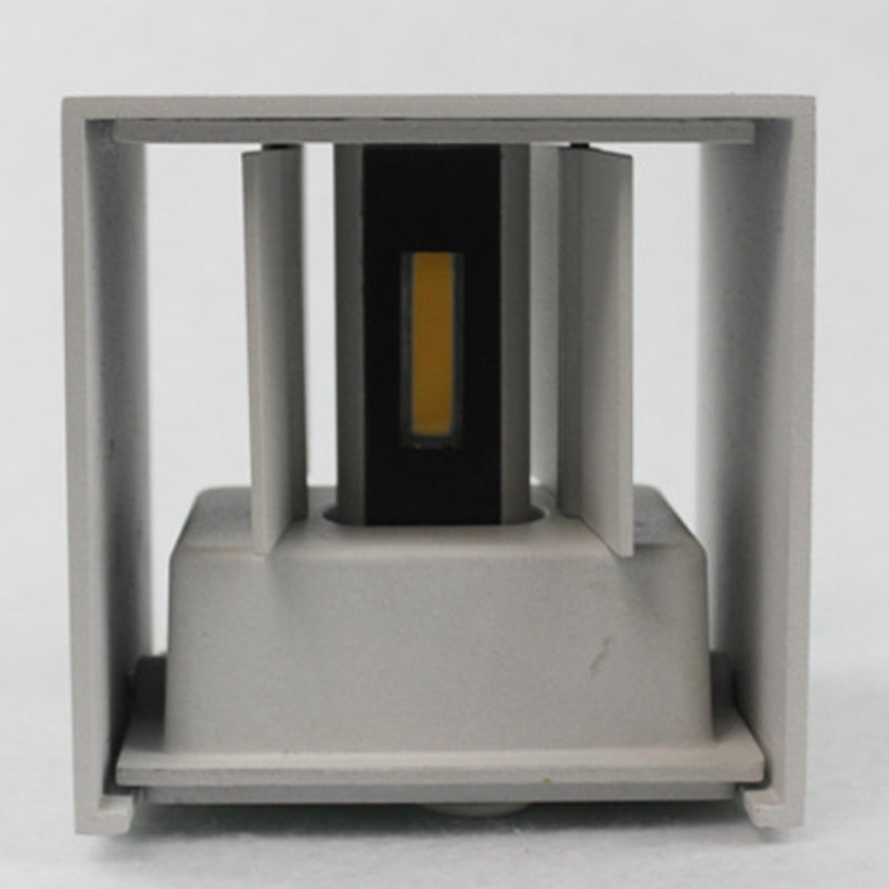 Metal Square Wall Light Sconce Simplicity Wall Mounted Lamp for Bedroom