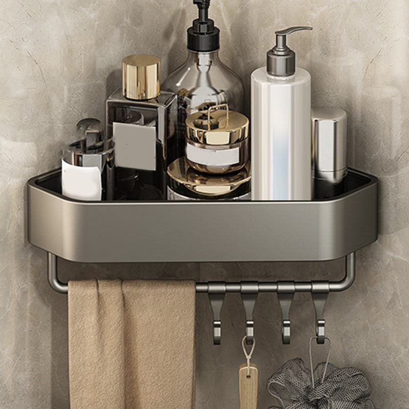 Adhesive Mount Metal Bathroom Accessory As Individual Or As a Set with Bath Shelf