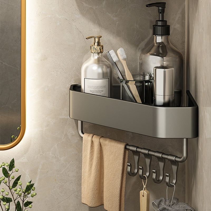 Adhesive Mount Metal Bathroom Accessory As Individual Or As a Set with Bath Shelf