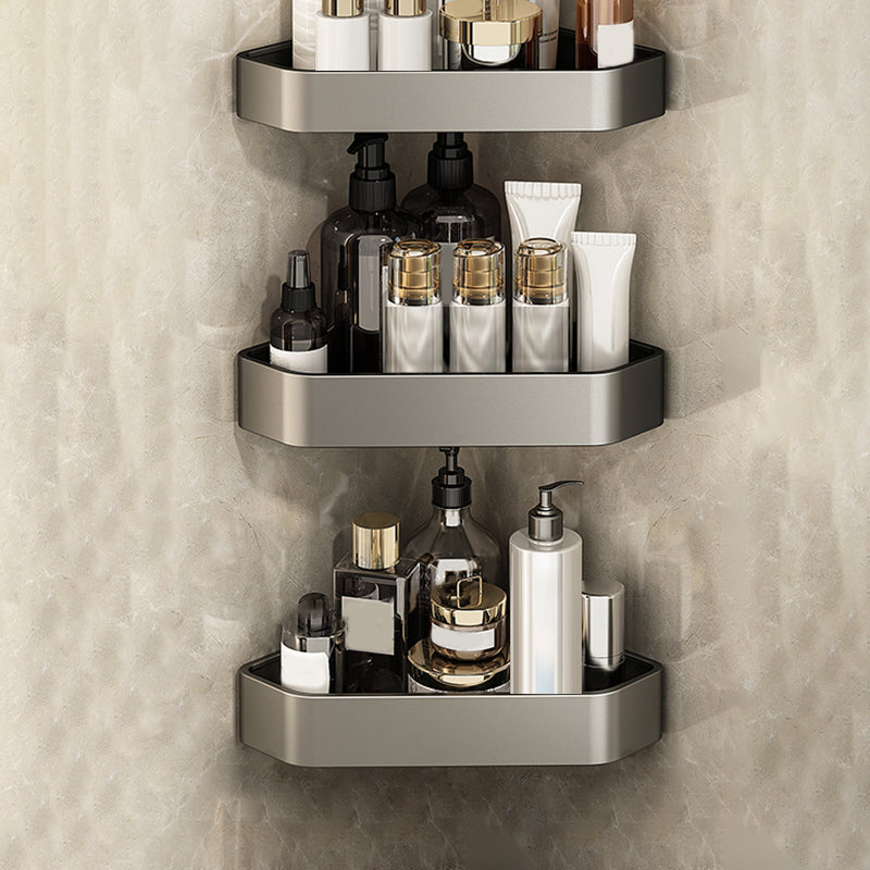 Adhesive Mount Metal Bathroom Accessory As Individual Or As a Set with Bath Shelf