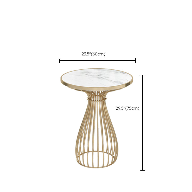 Traditional Luxury Dining Table Stone Fixed Dinette Table for Indoor