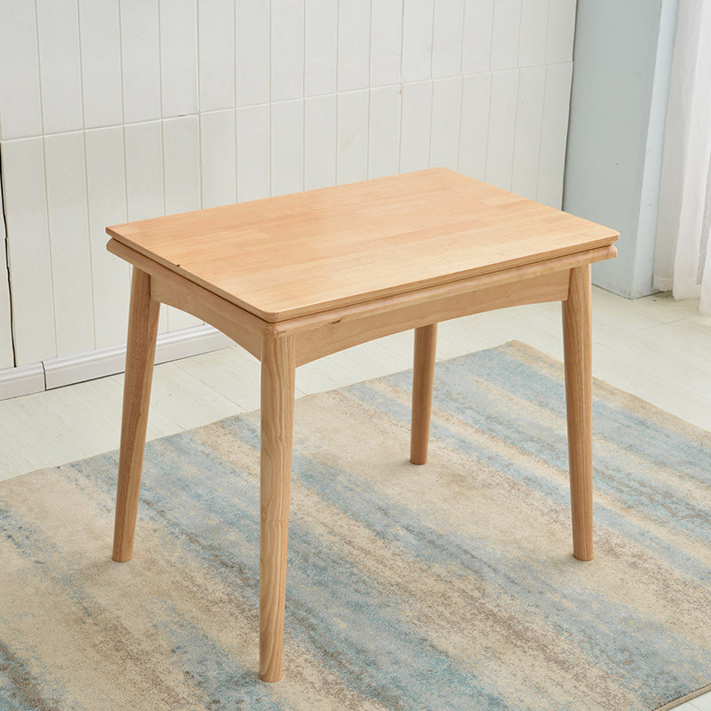 Extendable Dining Table Rectangle Table for Kitchen Dining Room