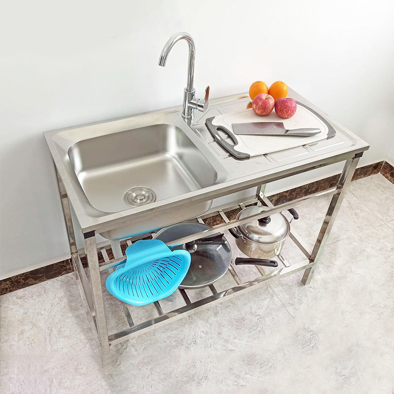 Kitchen Sink Stainless Steel Drop-In Rectangle All-in-one Kitchen Sink