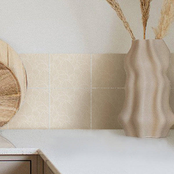Square Tile Peel and Stick Tile Pvc Kitchen and Bathroom Backsplash Peel and Stick Tiles