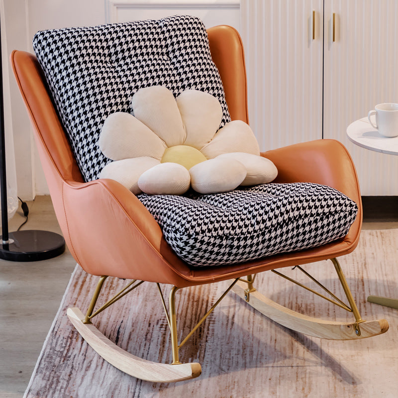 Modern Style Light Luxury Chaise Lazy Sofa Chair Leisure Lounge Rocking Chair
