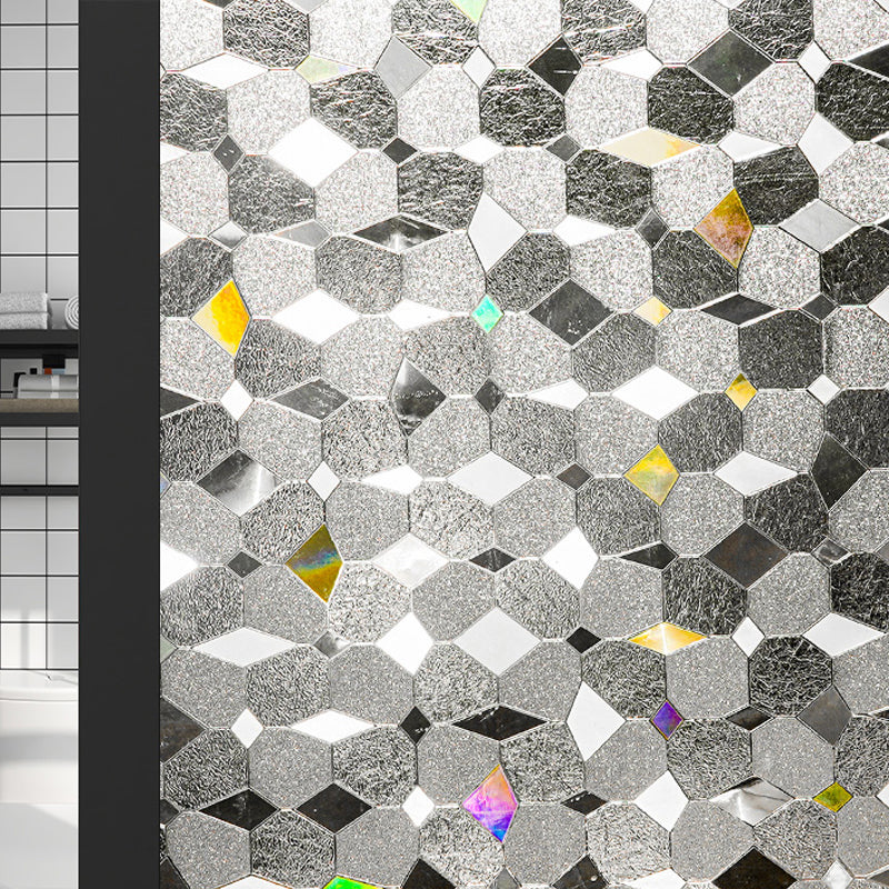 Modern Peel and Stick Backsplash PVC Mosaic Tile Wallpaper for Shower