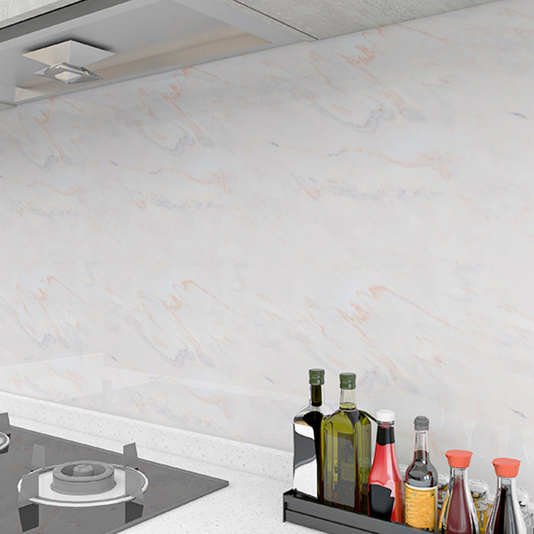 Modern Wallpaper PVC Rectangular Peel & Stick Backsplash Tile