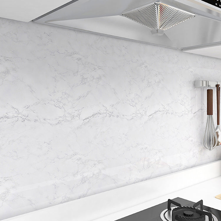 Modern Wallpaper PVC Rectangular Peel & Stick Backsplash Tile