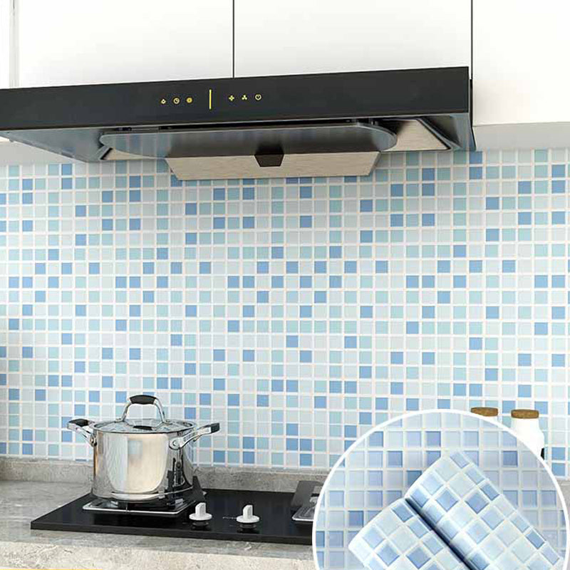 Modern Peel and Stick Backsplash PVC Mosaic Tile Field Tile for Kitchen