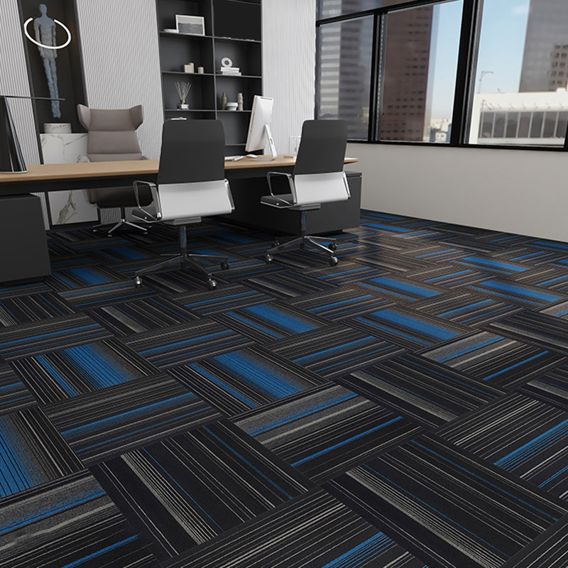 Modern Carpet Tiles Level Loop Glue Down Fade Resistant Carpet Tile