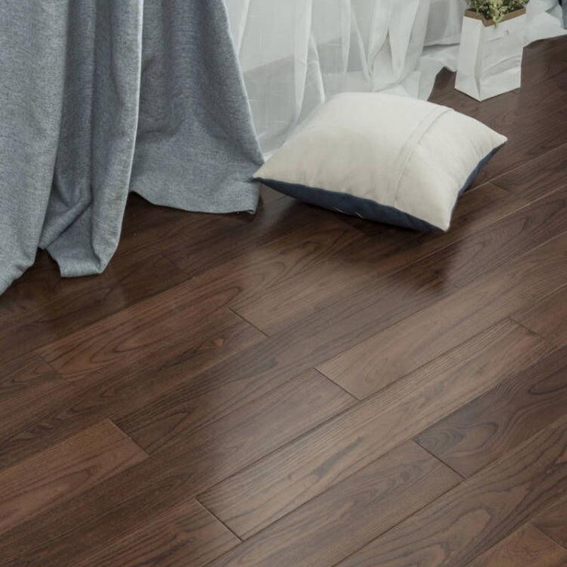 Waterproof Flooring Planks Solid Wood Click-Locking Hardwood Flooring