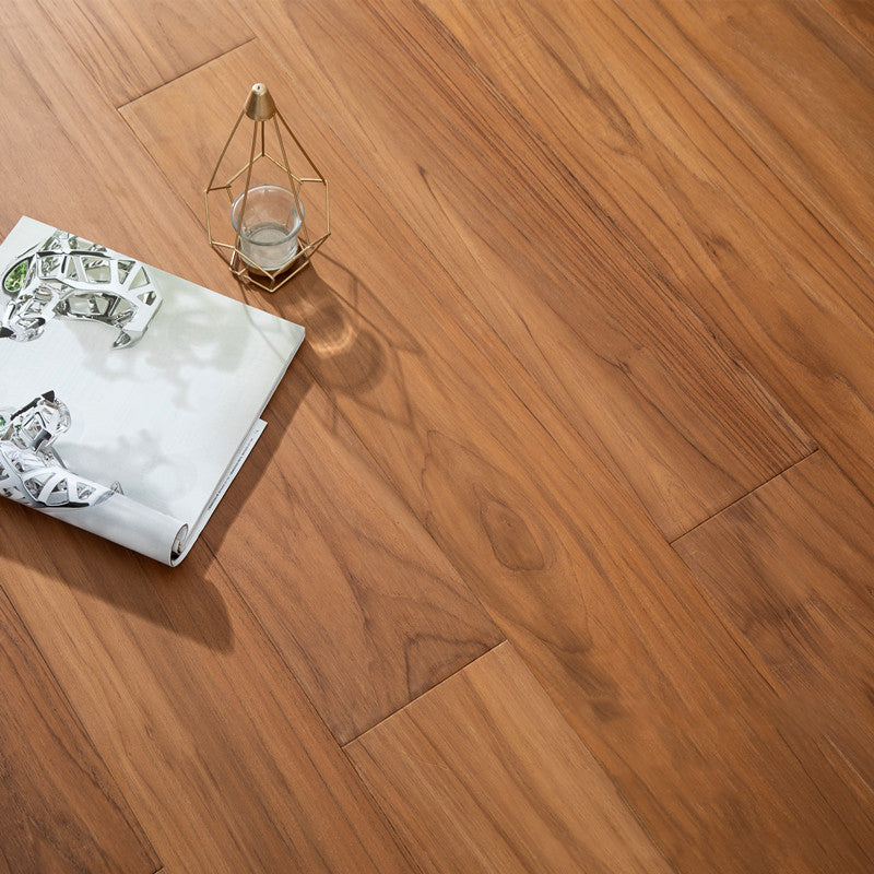 Solid Wood Flooring Water Resistant Interlocking Rectangle Plank Flooring