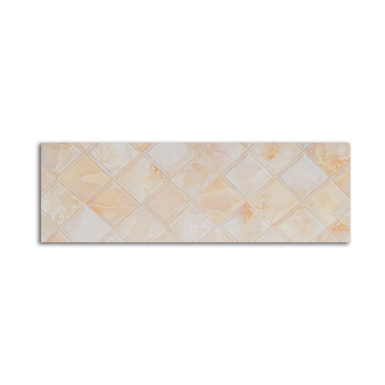 Modern Backsplash Wall Tile PVC Rectangular Self Adhesive Wallpaper for Bathroom