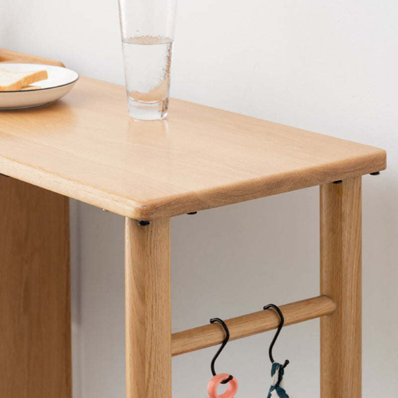 Modern Dining Table Solid Wood Dining Table for Dining Room with Storage