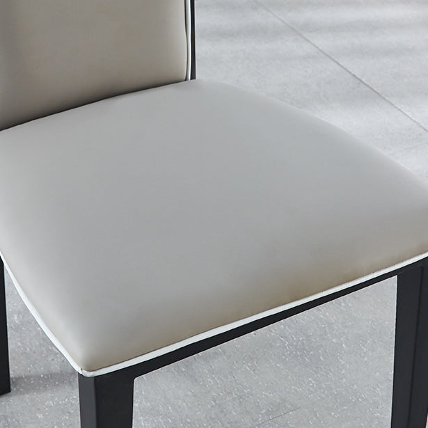 Contemporary Style Side Chair Metal Dining Room Chair for Kitchen