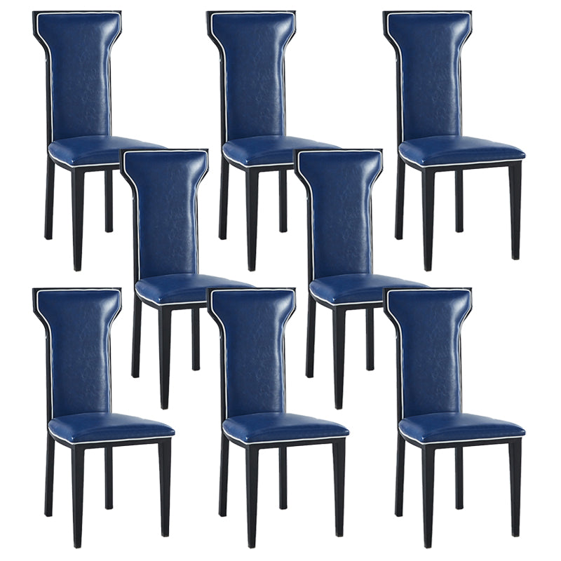 Contemporary Style Side Chair Metal Dining Room Chair for Kitchen