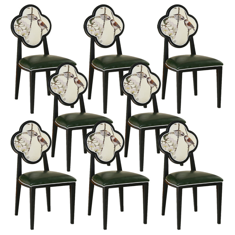 Contemporary Style Side Chair Metal Dining Room Chair for Kitchen