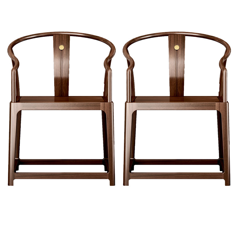 Traditional Style Dining Arm Chair Solid Wood Arm Chair for Home