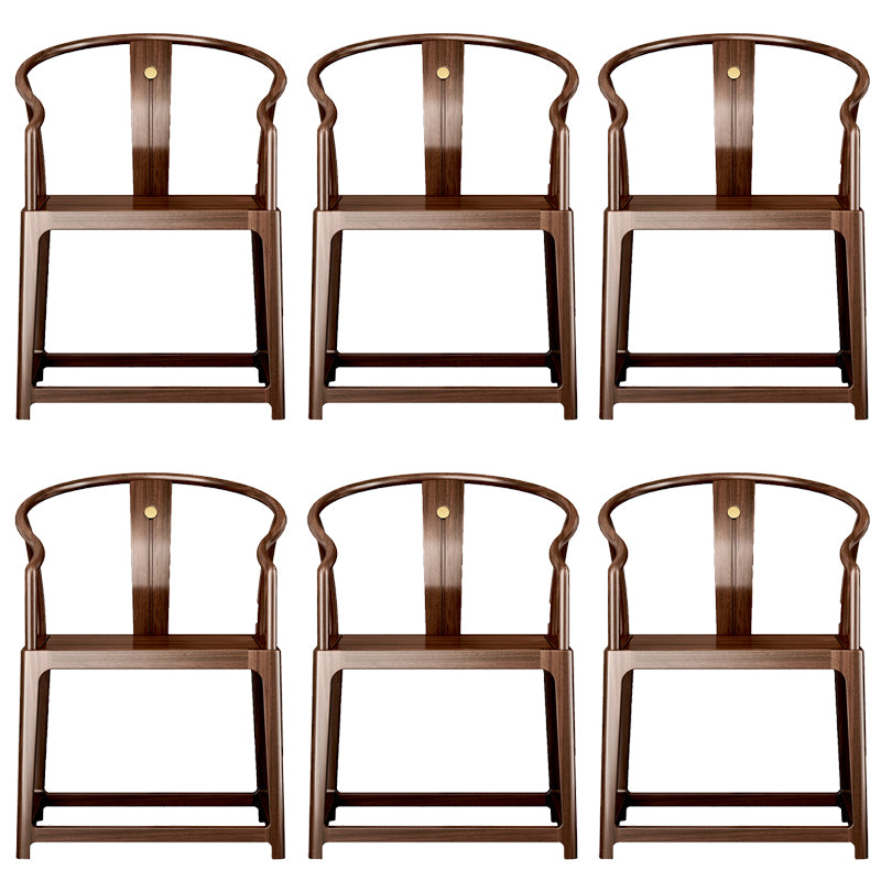 Traditional Style Dining Arm Chair Solid Wood Arm Chair for Home