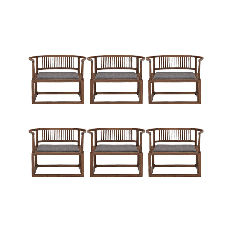 Traditional Style Dining Chair Solid Wood Arm Chair for Home