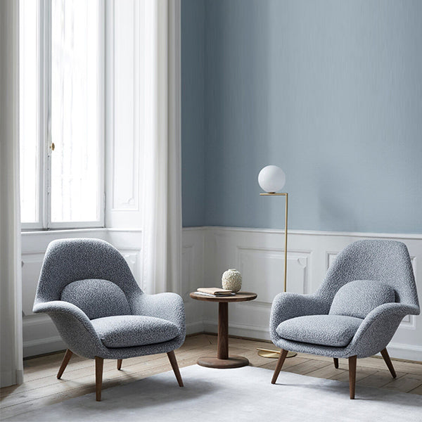 Modern Style Dining Chair Linen Parsons Arm Chair for Living Room