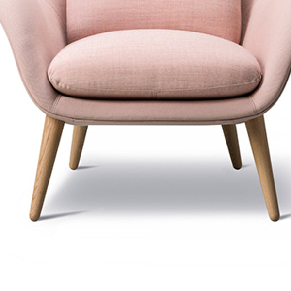 Modern Style Dining Chair Linen Parsons Arm Chair for Living Room