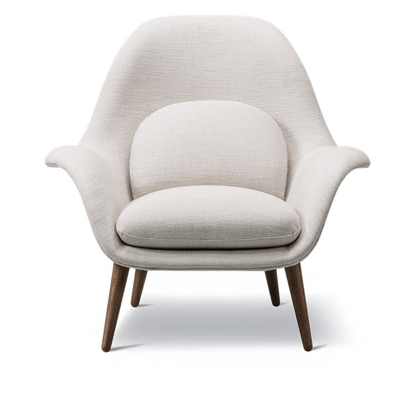 Modern Style Dining Chair Linen Parsons Arm Chair for Living Room