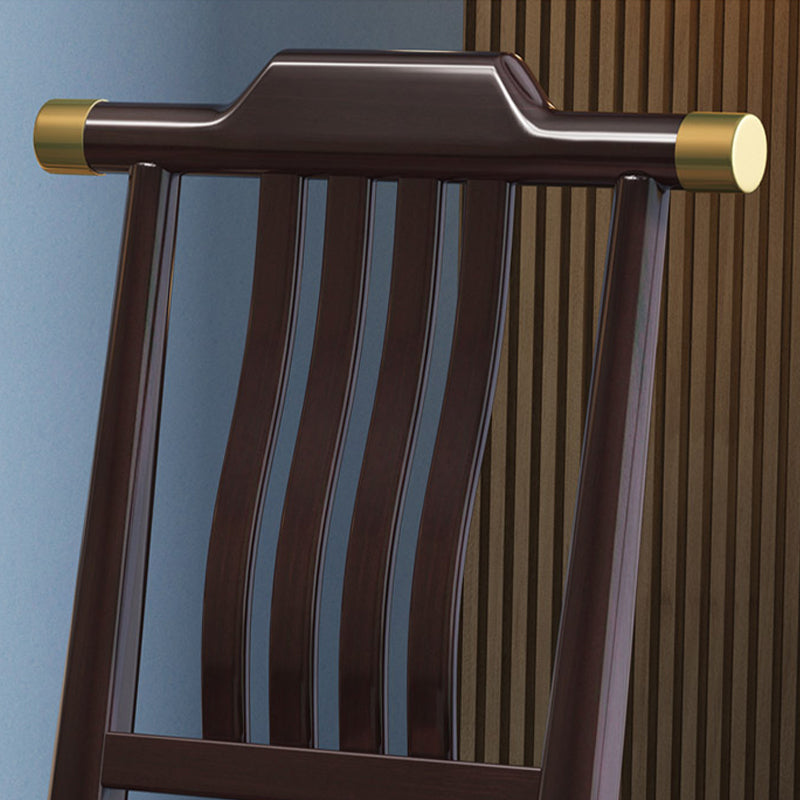Solid Wood Dining Chairs Modern Style Armless Dining Chairs for Dining Room