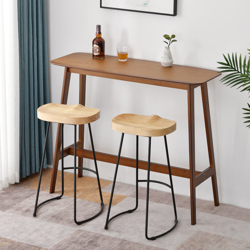 Modern Style Bar Table Set 1/2/3 Pcs Specialty Pub Set for Indoor