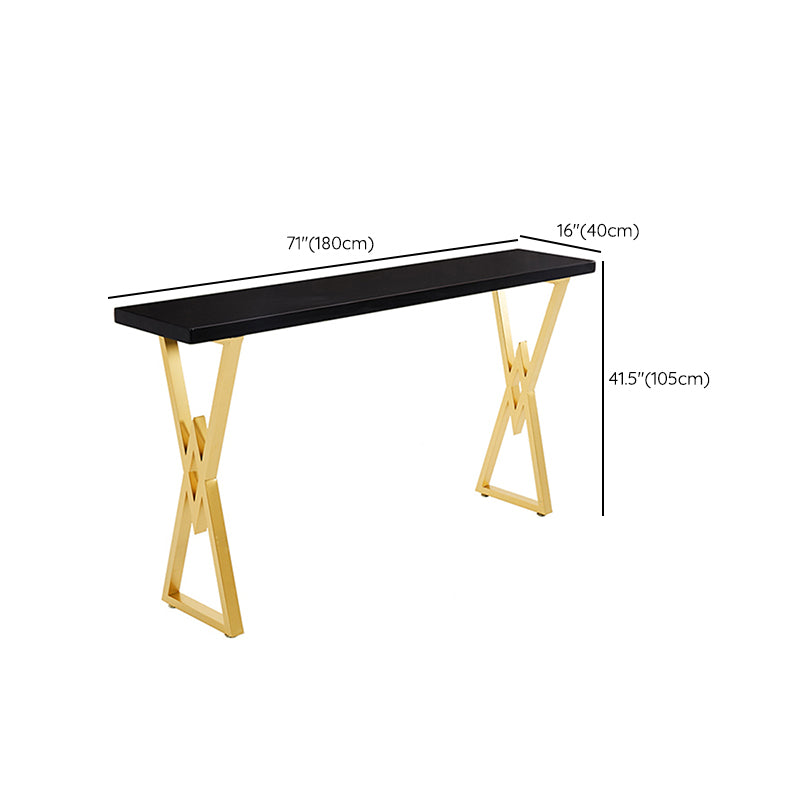 Modern Style Solid Wood Bar Table Set 1/2/5 Pcs Rectangular Pub Set for Indoor