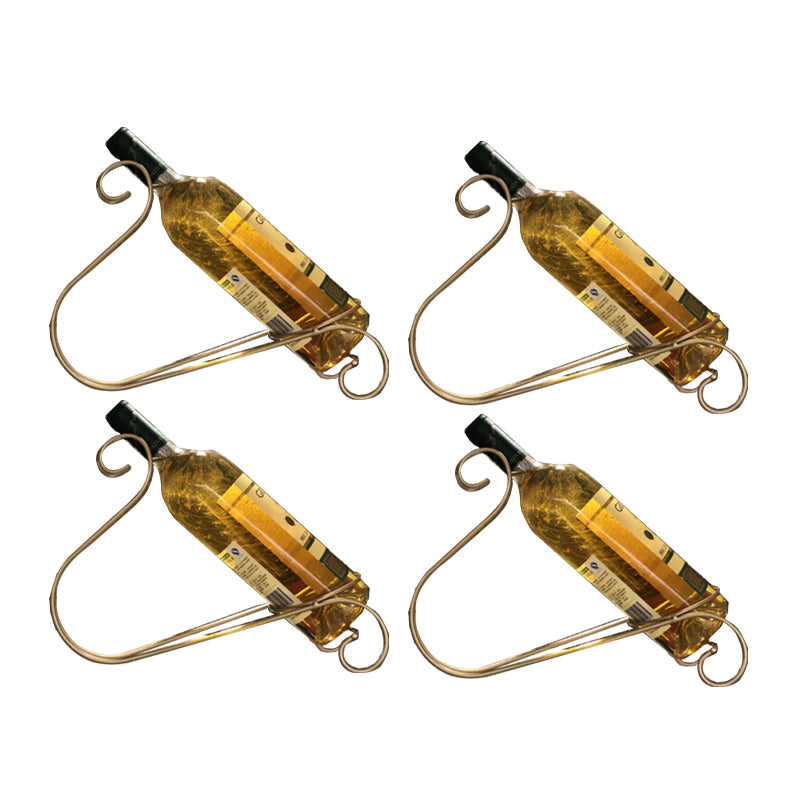 Modern Tabletop Wine Bottle Rack Metal Wine Bottle Rack for Home