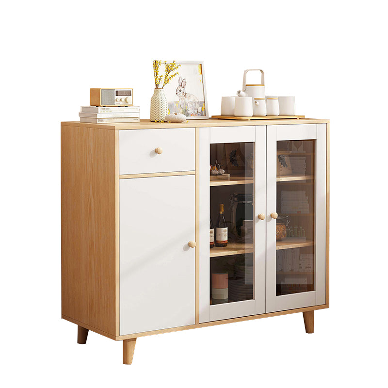 Modern Style Dining Server Engineered Wood Server for Living Room