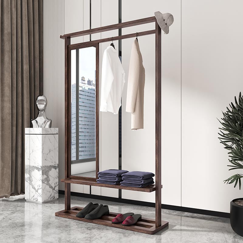 Modern Style Wardrobe Home Wooden Wardrobe Armoire with Mirror