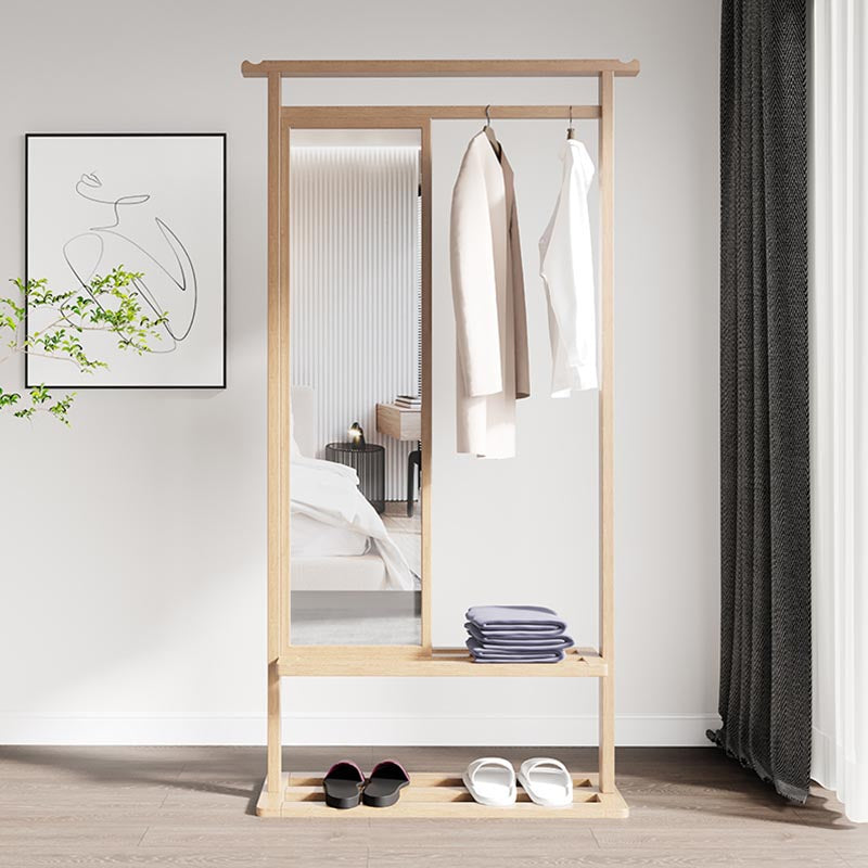 Modern Style Wardrobe Home Wooden Wardrobe Armoire with Mirror