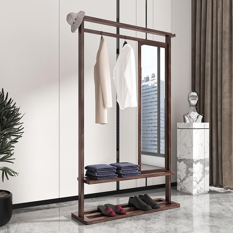 Modern Style Wardrobe Home Wooden Wardrobe Armoire with Mirror